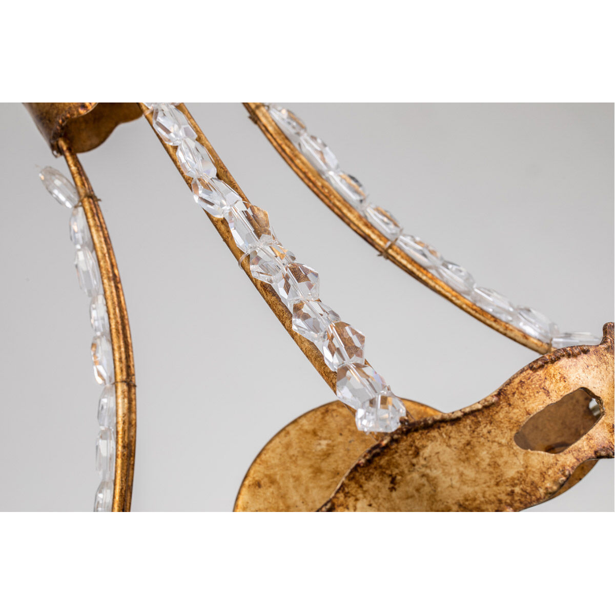 Monteleone 2 Light 8 inch Antique Gold Wall Sconce Wall Light, Flambeau